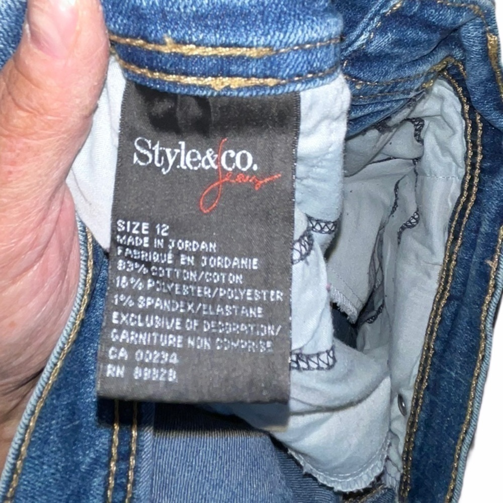 Style & Company Jeans Size 12 GUC - Picture 5 of 6